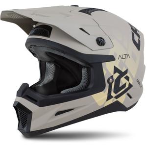 Casco da motocross Cassida Cross Cup 2 Alta grigio sabbia opaco