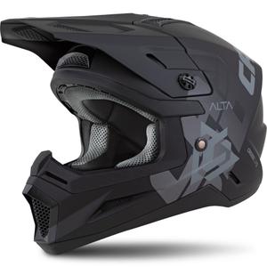Casco da motocross per bambini Cassida Cross Cup 2 Alta nero-grigio opaco