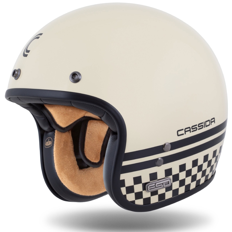 Casco aperto Cassida Eso Forty Nine crema-nero