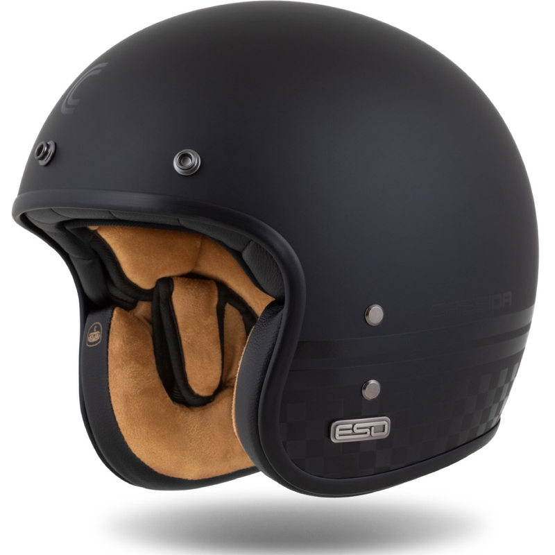 Casco aperto Cassida Eso Forty Nine nero opaco