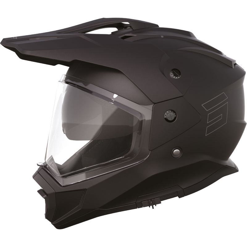 Casco enduro Shot Trek Max Vision Solid nero opaco