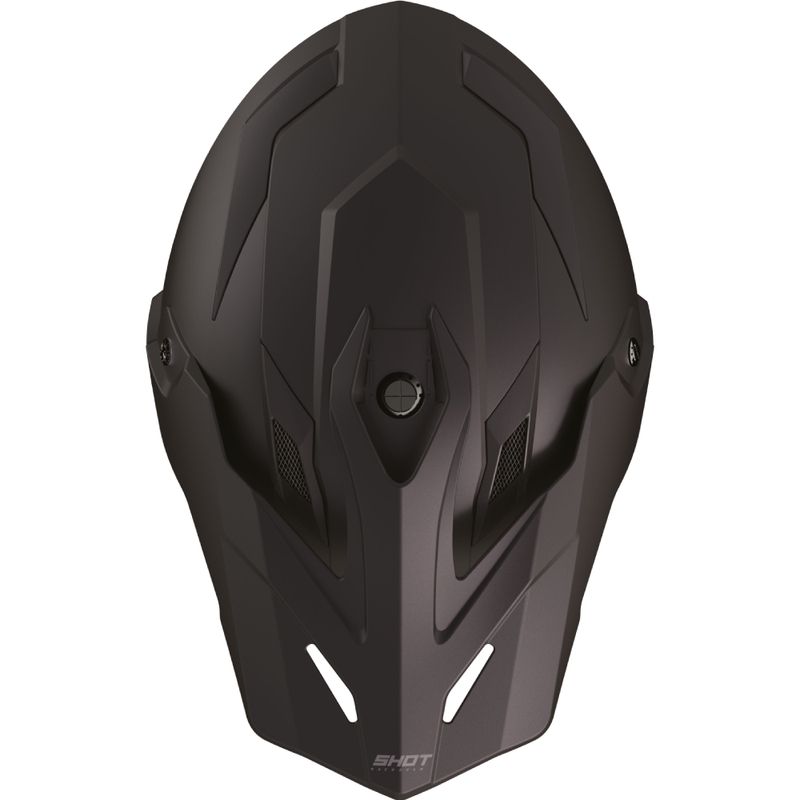 Casco enduro Shot Trek Max Vision Solid nero opaco