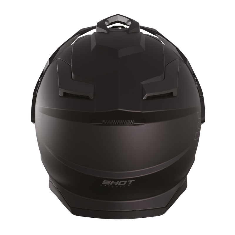 Casco enduro Shot Trek Max Vision Solid nero opaco