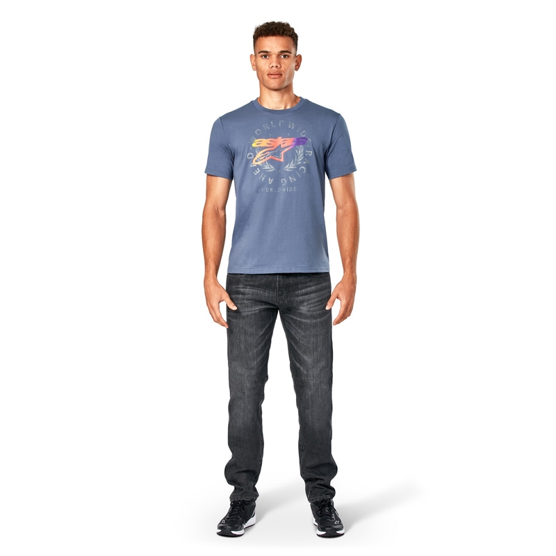 Maglietta Alpinestars Overlay CSF di colore blu