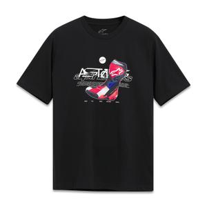 Maglietta Alpinestars R Boot CSF nera