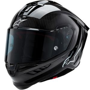 Alpinestars Supertech R-10 Solid 2024 carbonio nero casco moto integrale