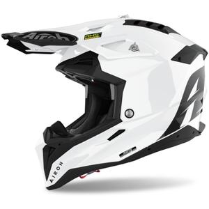 Casco da motocross Airoh Aviator 3.0 Colore 2024 bianco lucido