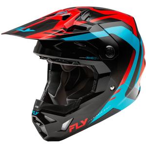 Casco da motocross FLY Racing Formula CP rosso-nero-blu