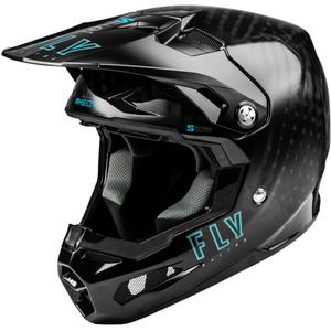 Casco da motocross FLY Racing Formula S Carbon Black