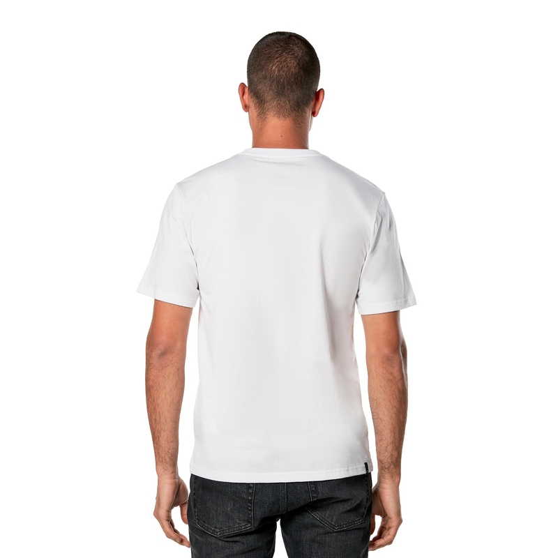 T-shirt Alpinestars Ageless Shadow CSF bianco-nera