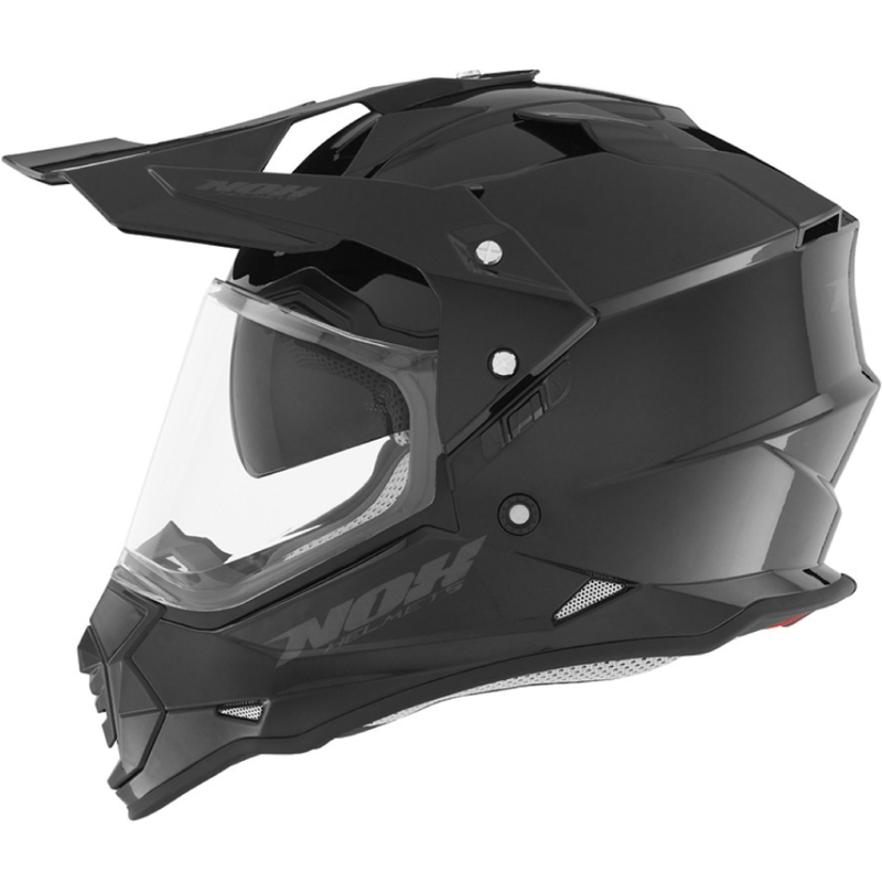 Casco da enduro NOX N312 nero lucido