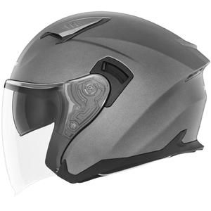 Casco moto aperto NOX N130 titanio opaco