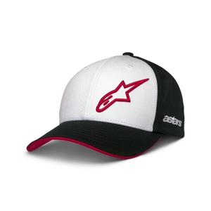 Alpinestars Sessionized Snapback Cap bianco-nero-rosso
