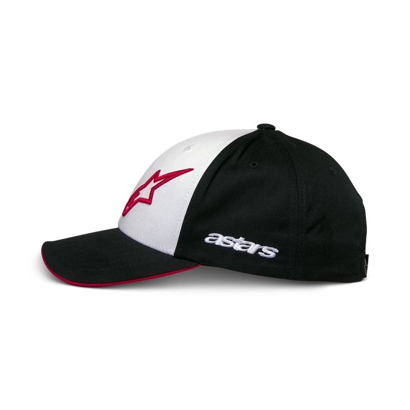 Alpinestars Sessionized Snapback Cap bianco-nero-rosso