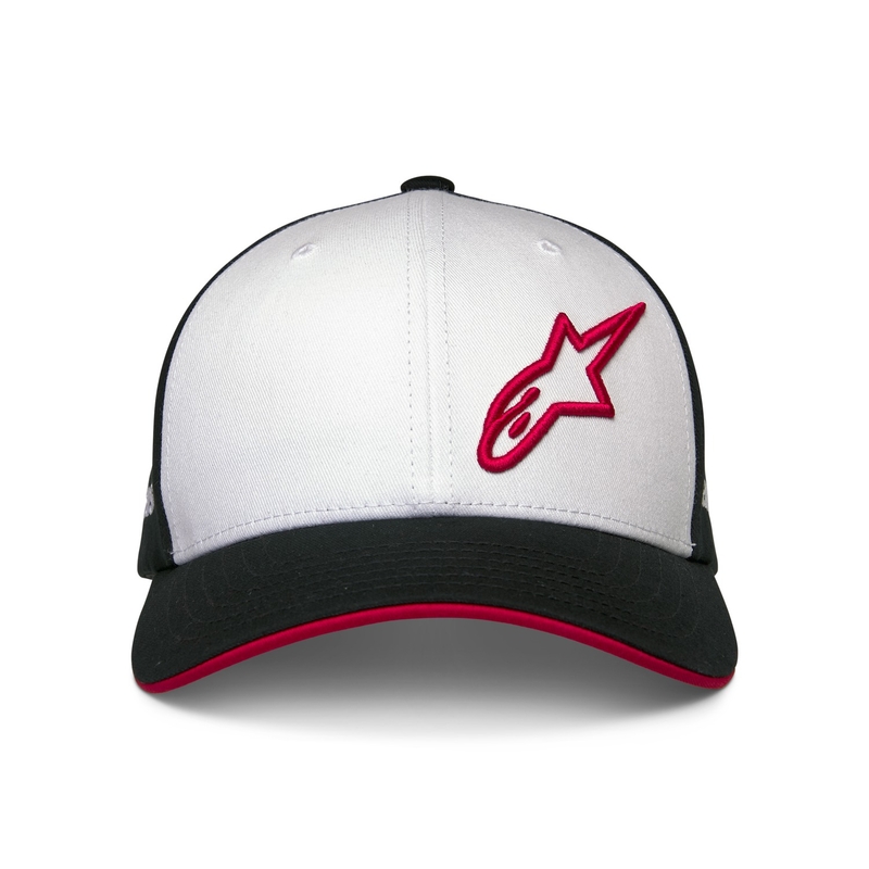 Alpinestars Sessionized Snapback Cap bianco-nero-rosso