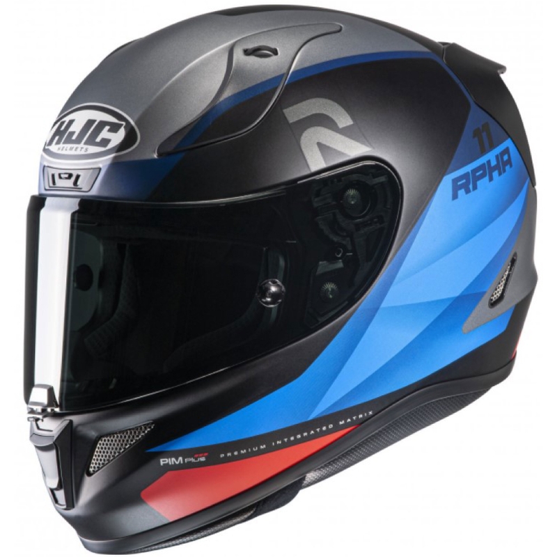 Casco moto integrale HJC RPHA 11 Texen MC2SF nero-grigio-blu Saldi