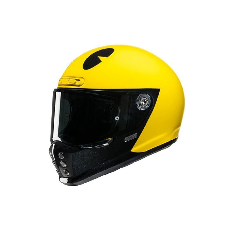 Casco moto integrale HJC V10 Pac-man Bandai Namco giallo