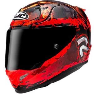 Casco integrale HJC RPHA 12 Diablo Blizzard rosso