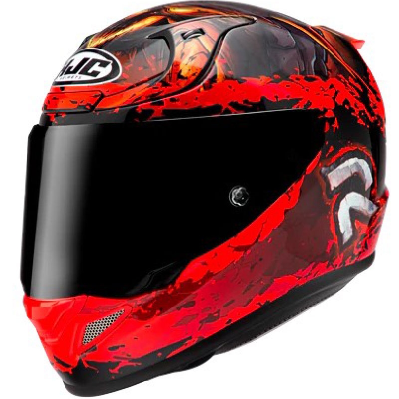 Casco integrale HJC RPHA 12 Diablo Blizzard rosso Saldi