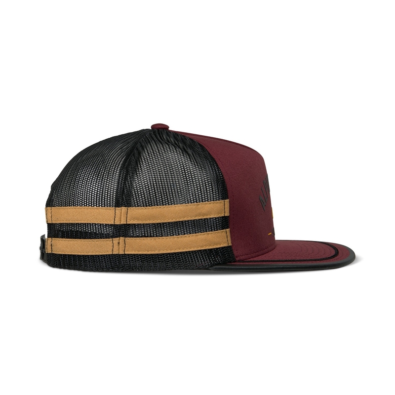 Alpinestars Backline Trucker Cap rosso mattone-nero-oro