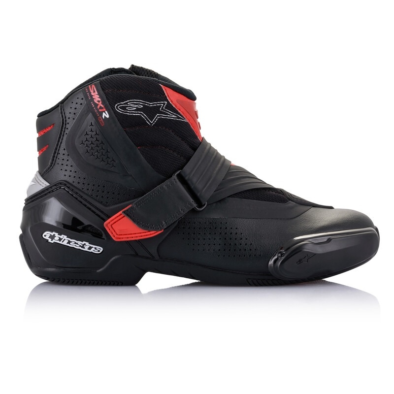 Stivali moto Alpinestars SMX-1 R Vented nero-rosso