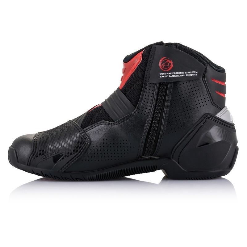 Stivali moto Alpinestars SMX-1 R Vented nero-rosso