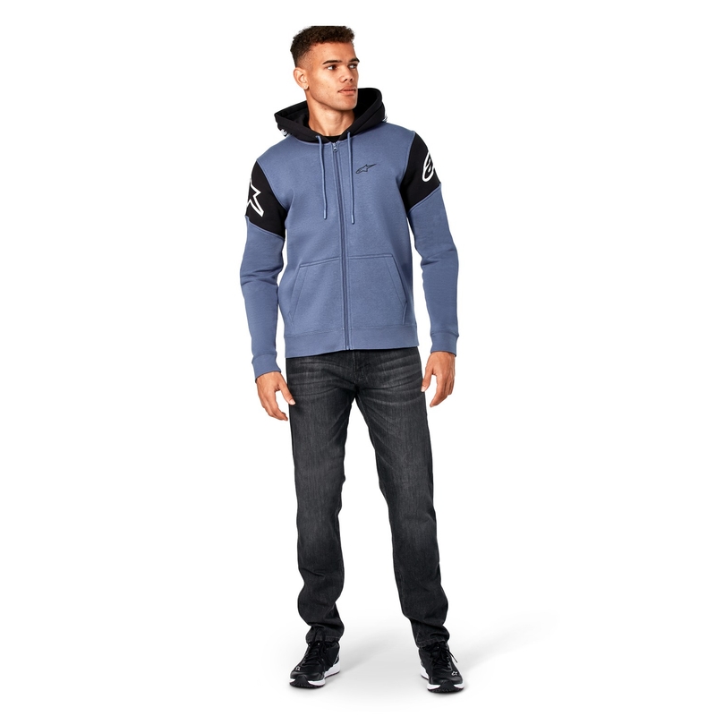 Felpa Alpinestars Velocity blu-nera