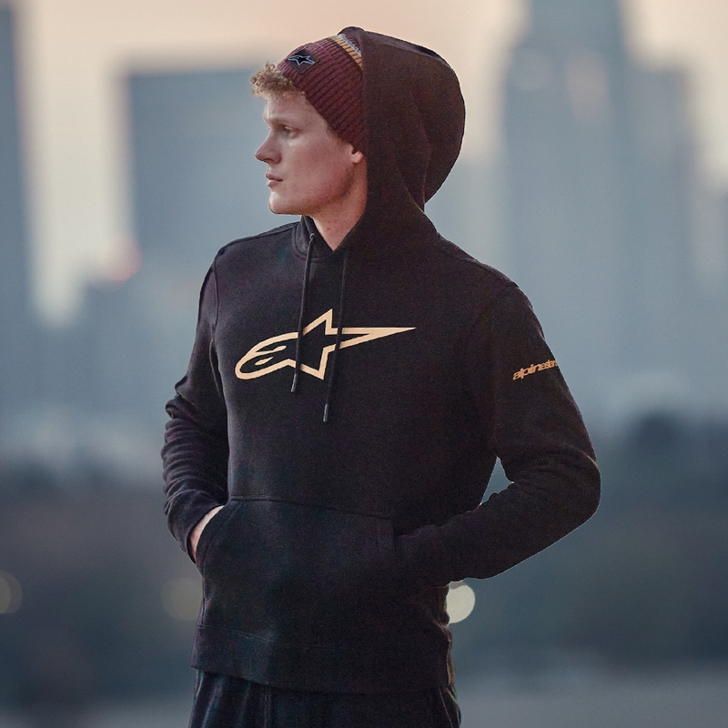 Felpa Alpinestars Gilded nero-oro