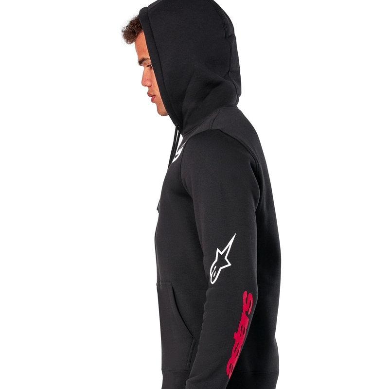 Felpa con cappuccio Alpinestars Elliptic nera