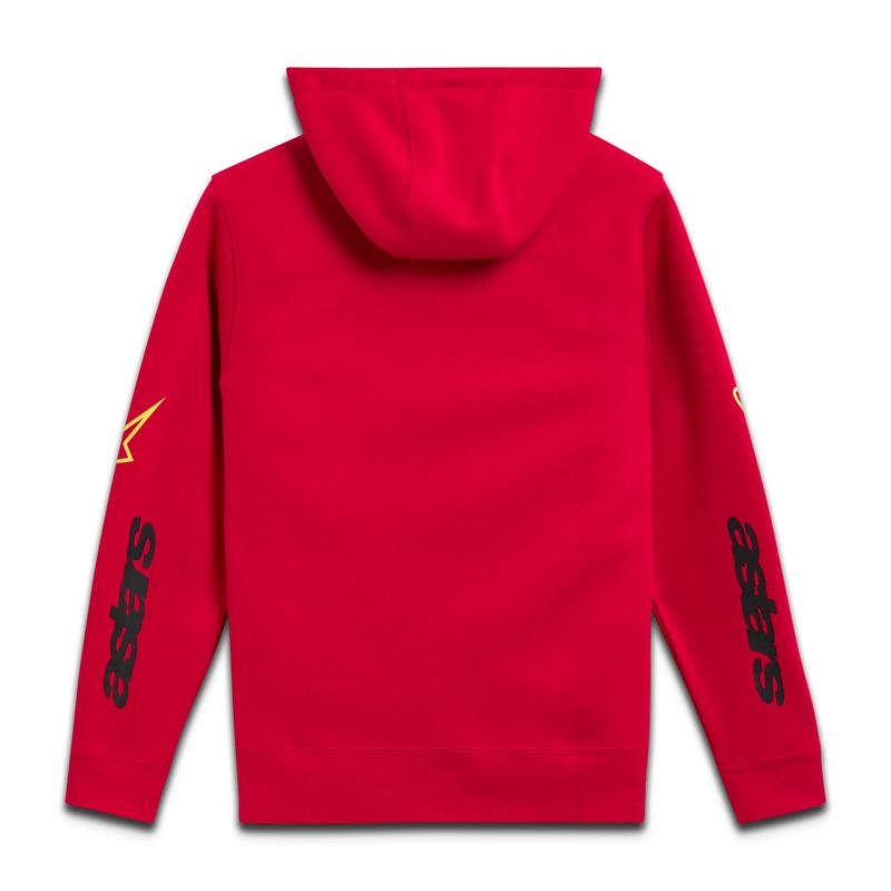 Felpa Alpinestars Elliptic rossa