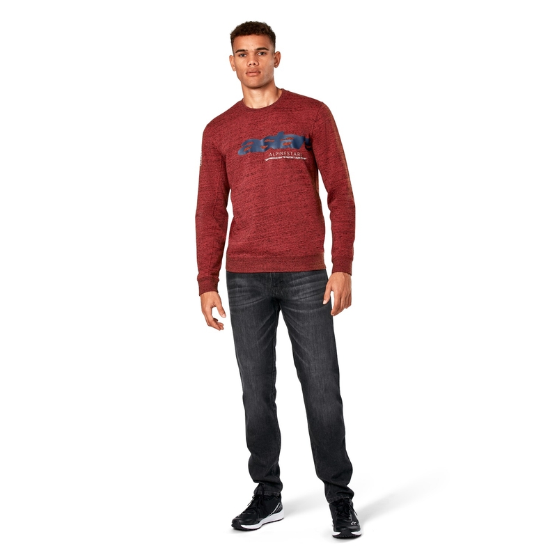 Pile Alpinestars Episode Crew rosso scuro