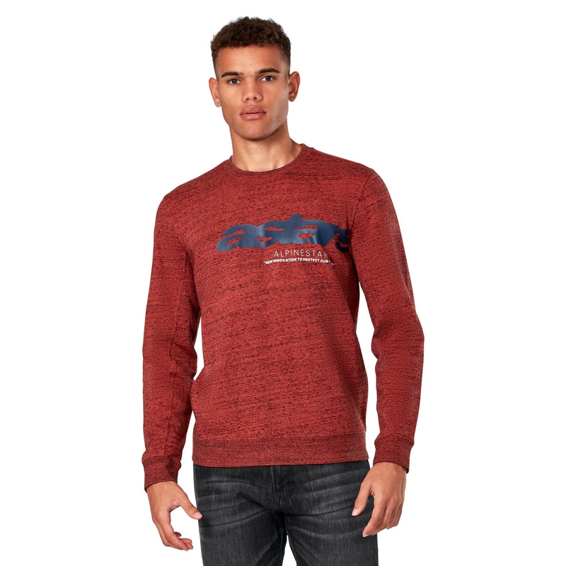 Pile Alpinestars Episode Crew rosso scuro