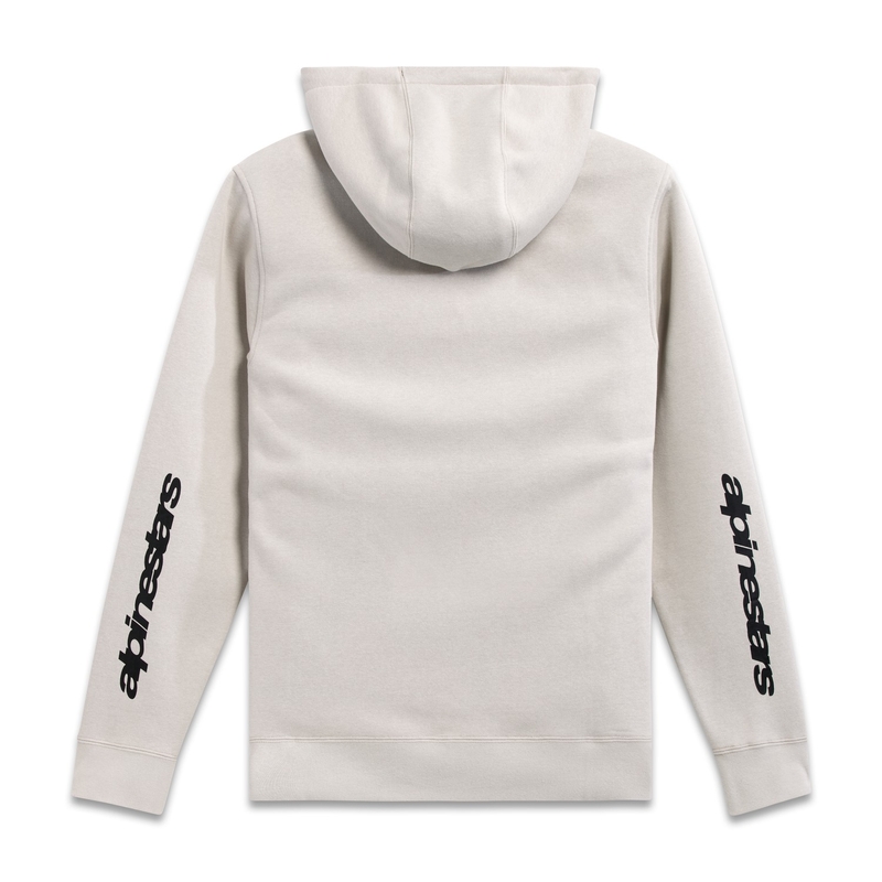Felpa con cappuccio Alpinestars Quickness bianca bianco sporco