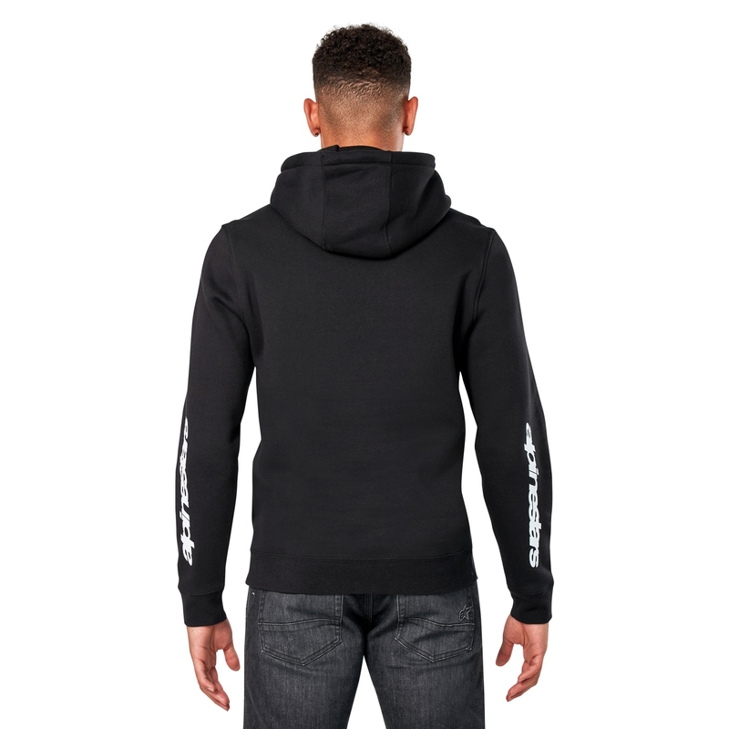 Felpa con cappuccio Alpinestars Quickness nera