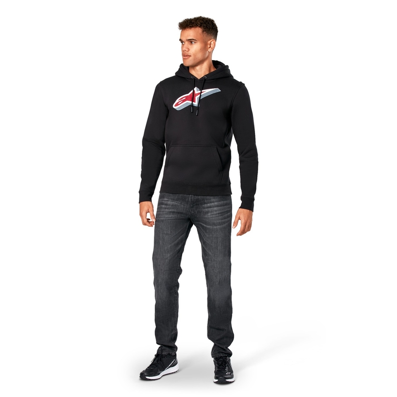 Felpa con cappuccio Alpinestars Quickness nera