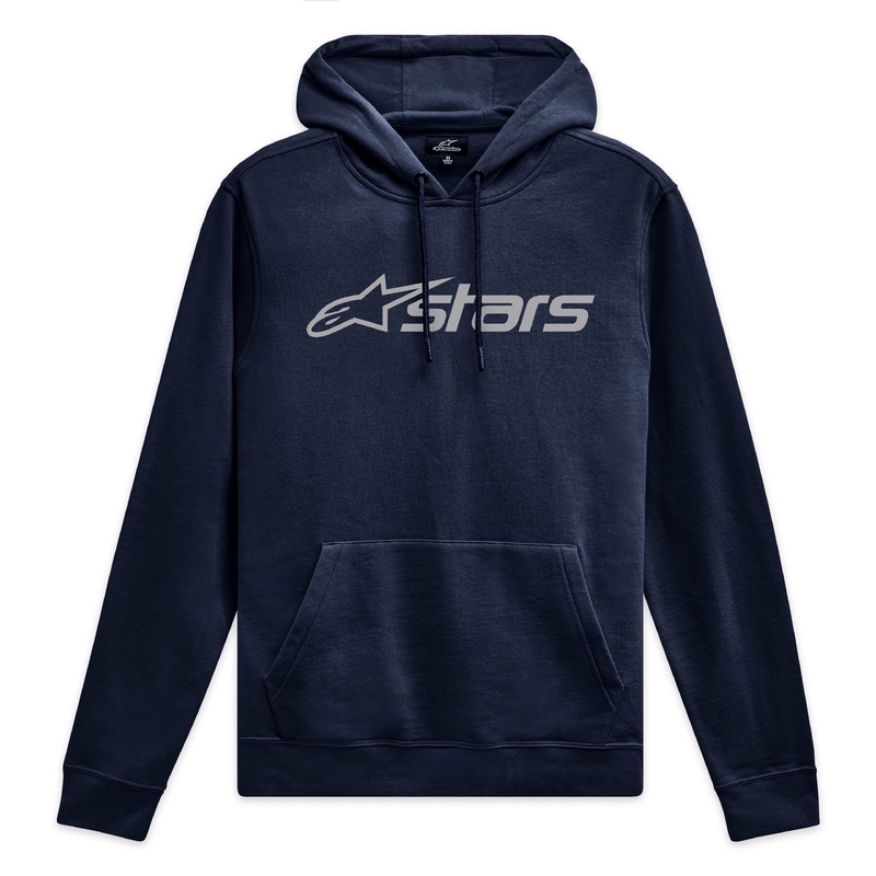 Felpa con cappuccio Alpinestars Blaze 3 blu-grigia