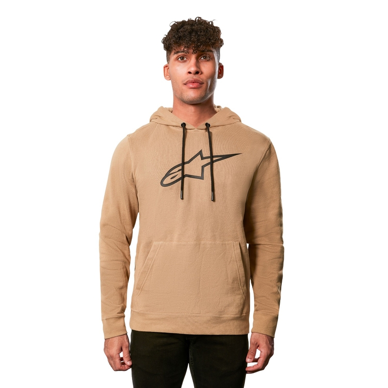 Felpa con cappuccio Alpinestars Ageless 2 sabbia-nera