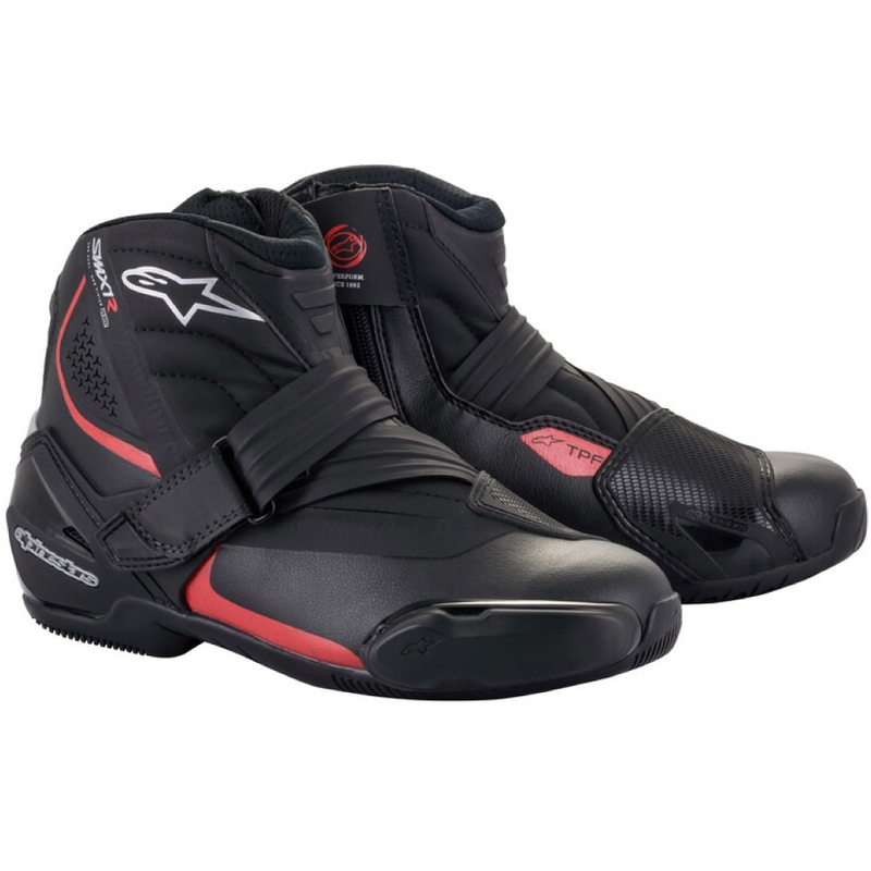 Stivali moto Alpinestars SMX-1 R nero-rosso
