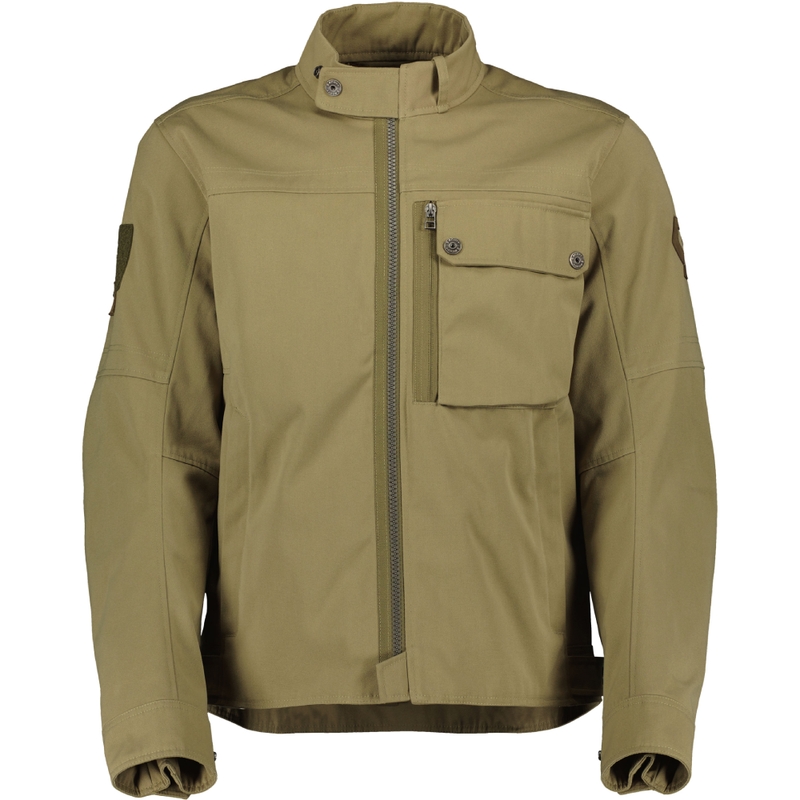 Giacca moto SCOTT JACKET VINTAGE COVERT verde