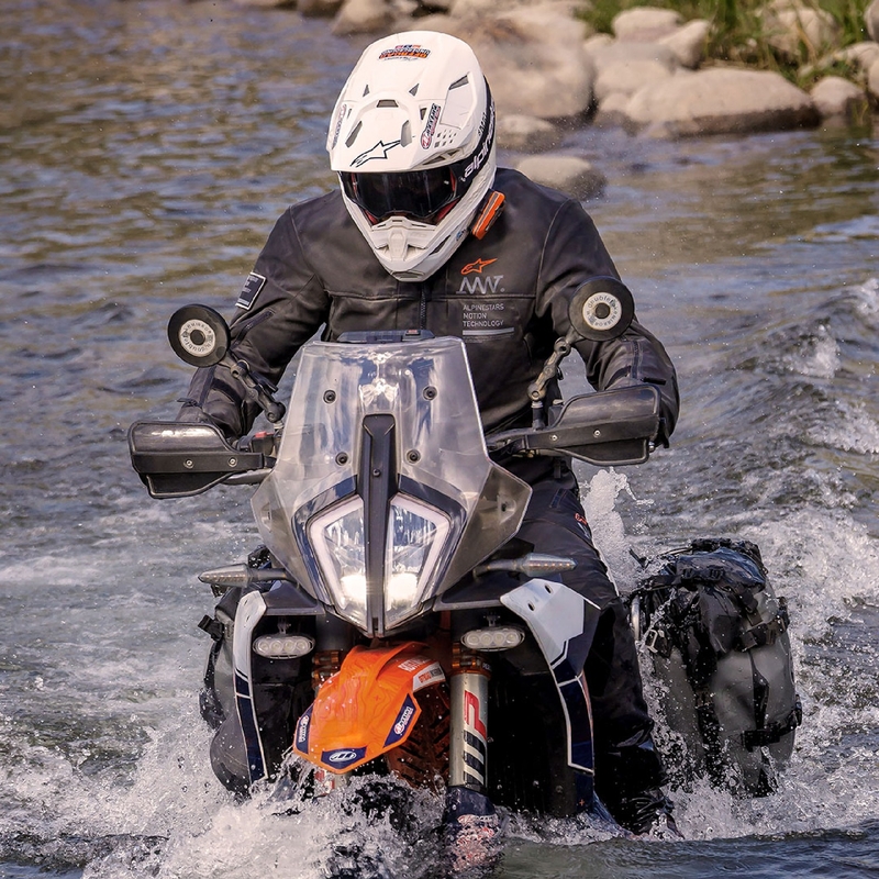 Giacca Moto Alpinestars AMT-8 Stretch Drystar XF Nera