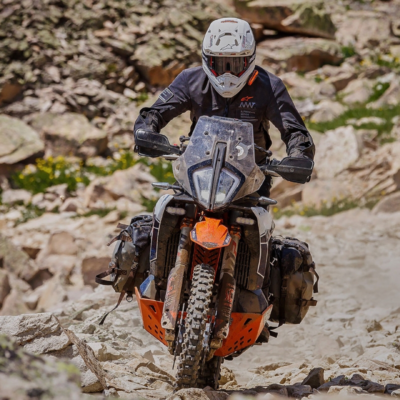 Giacca Moto Alpinestars AMT-8 Stretch Drystar XF Nera