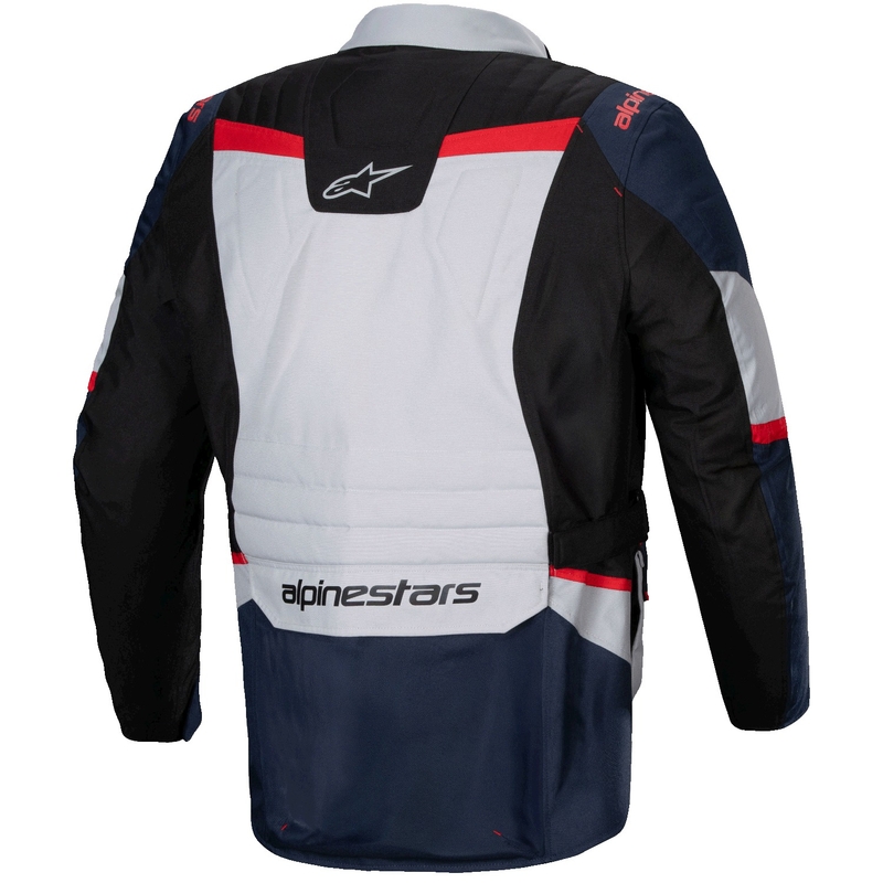 Giacca moto impermeabile Alpinestars ST-1 blu scuro-nero-rosso