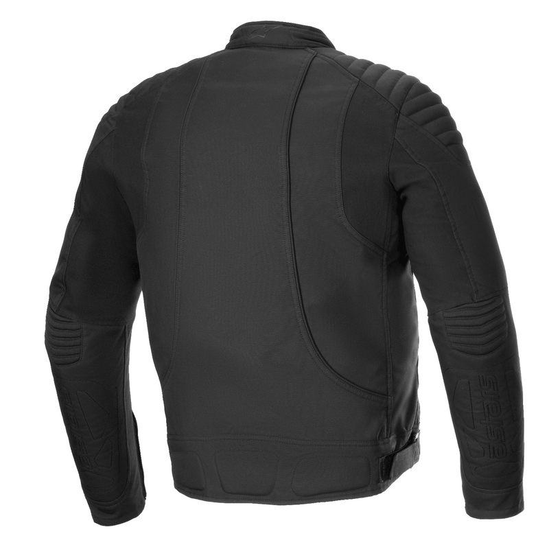 Giacca Moto Alpinestars Clayton Water Resistente Nero-Nero