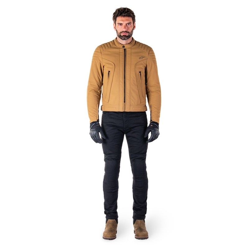 Giacca Moto Alpinestars Clayton Water Resistente marrone chiaro