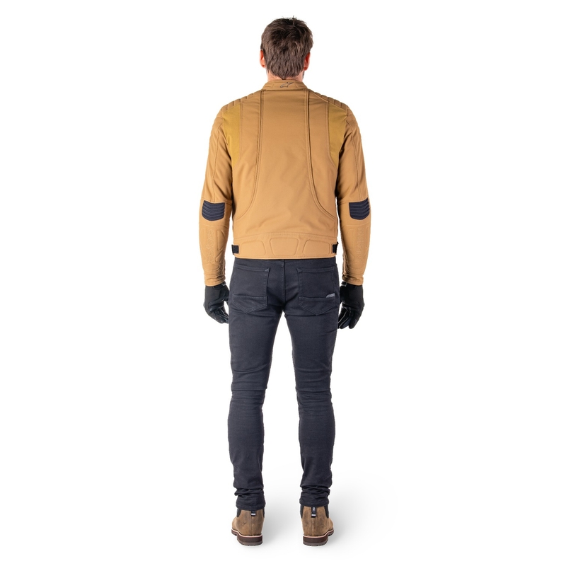 Giacca Moto Alpinestars Clayton Water Resistente marrone chiaro