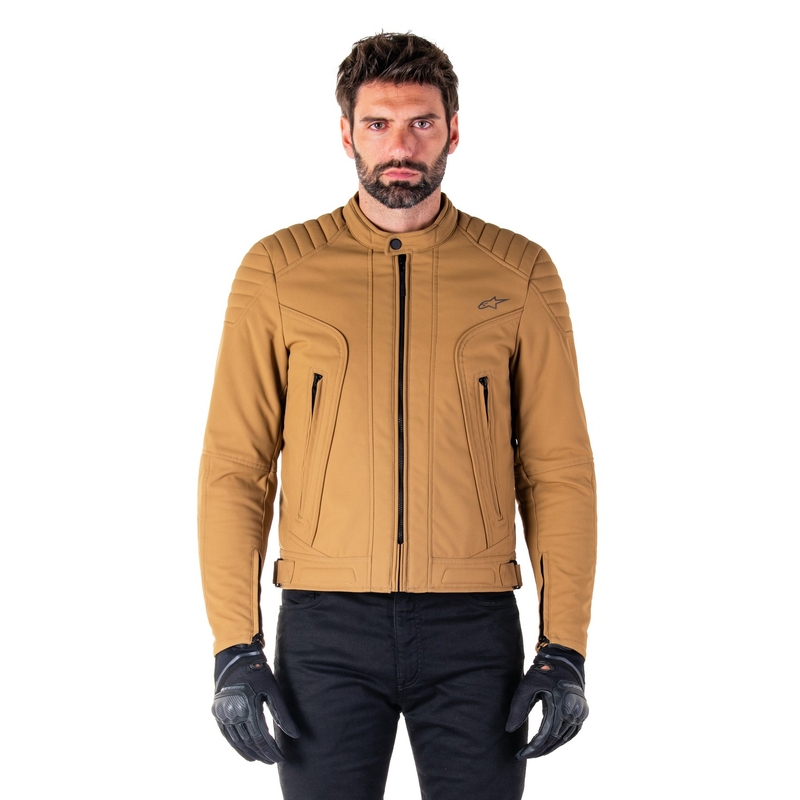 Giacca Moto Alpinestars Clayton Water Resistente marrone chiaro