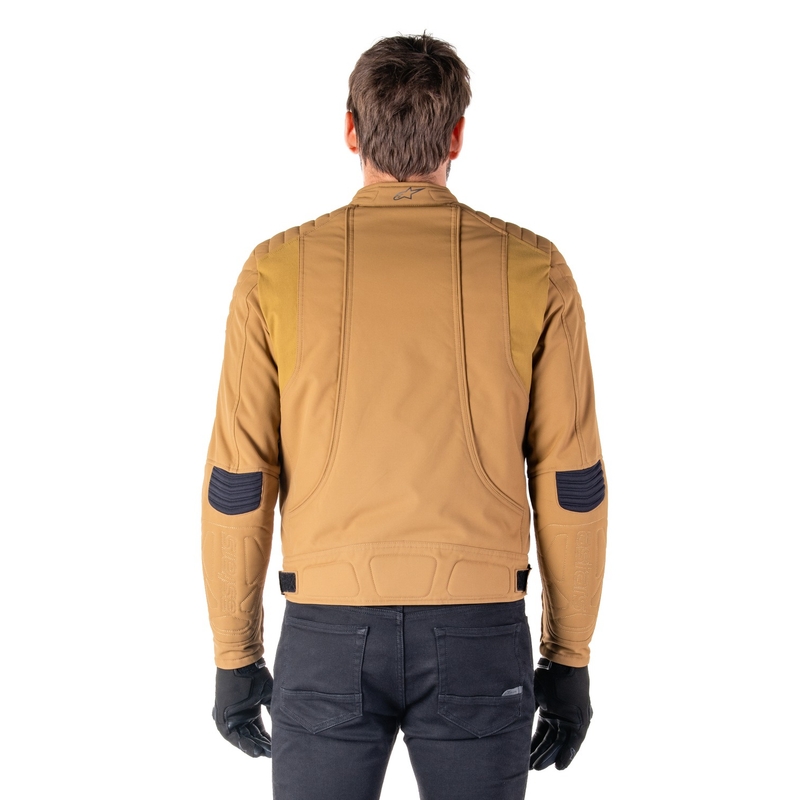 Giacca Moto Alpinestars Clayton Water Resistente marrone chiaro