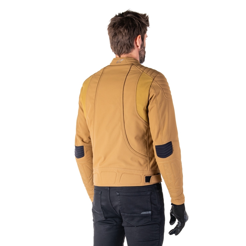 Giacca Moto Alpinestars Clayton Water Resistente marrone chiaro