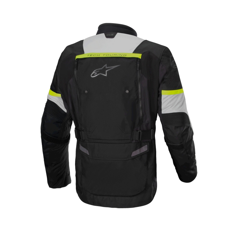 Giacca moto Alpinestars Bogota PRO Drystar nero-grigio-giallo fluo