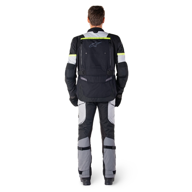 Giacca moto Alpinestars Bogota PRO Drystar nero-grigio-giallo fluo